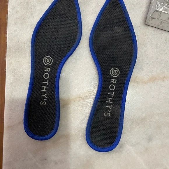 Rothy's The Point Flat-Gray - Picture 10 of 12